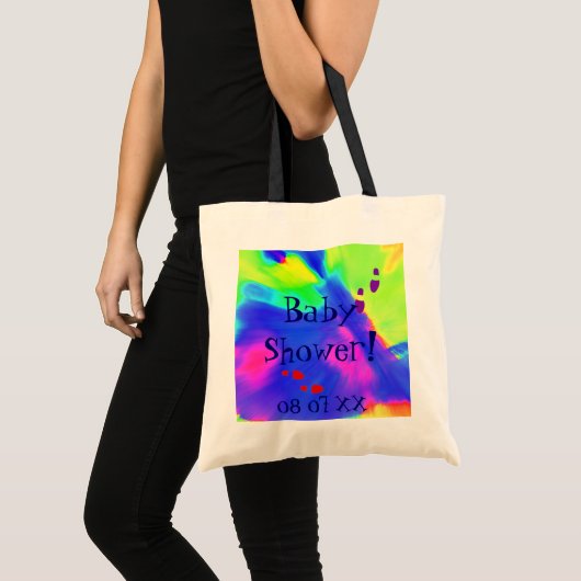 Baby shower in zwart-wit en natuurlijk III Tote Bag (Voorkant (product))