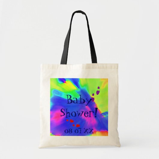 Baby shower in zwart-wit en natuurlijk III Tote Bag (Voorkant)