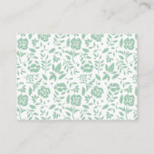  Baby shower Informatiekaartje (Achterkant)