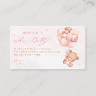 baby shower informatiekaartje