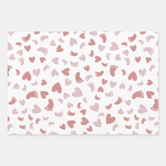 Baby shower inpakpapier vel (Voorkant)