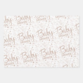Baby shower inpakpapier vel (Voorkant 2)