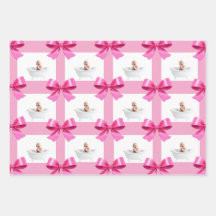 Baby shower inpakpapier vellen, mat 19" x 29"