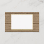 Baby shower insert Kaart met  baby boy basis (Achterkant)