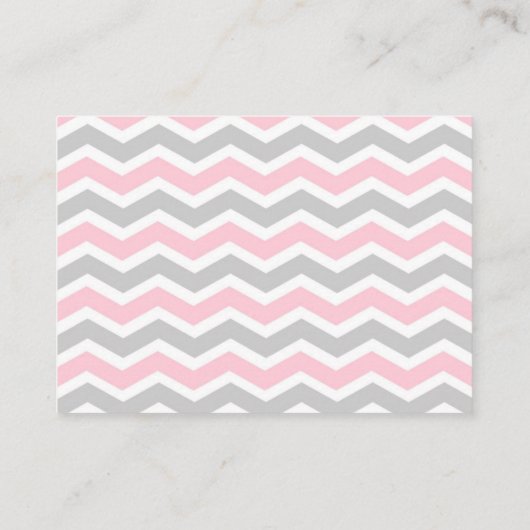 Baby shower-insteekkaart weergeven, geen omloop informatiekaartje (Achterkant)