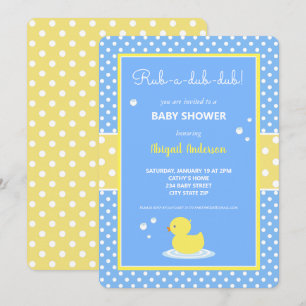 Baby shower Invita Kaart