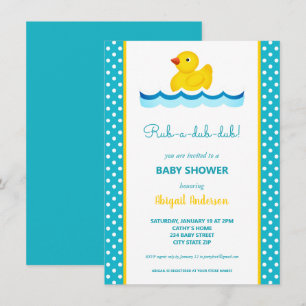 Baby shower Invita Kaart