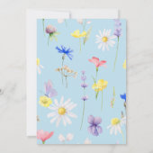 Baby shower Invitación Azul Spaans Uitnodiging (Achterkant)