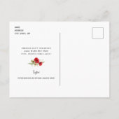 Baby shower Invitati Uitnodiging Briefkaart (Achterkant)