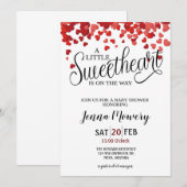 BABY SHOWER INVITATIE KAART (Voorkant / Achterkant)