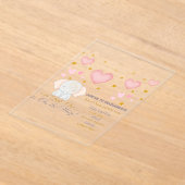 Baby Shower Invitation Acryl Uitnodigingen (Laagn)