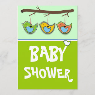 Baby shower Invitation-Blue Kaart