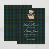 Baby Shower Invitation Card (Voorkant / Achterkant)