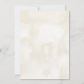 Baby Shower Invitation  –Customizable Kaart (Achterkant)