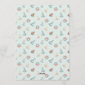 Baby Shower Invitation Dinosaur Dino Mite Party Kaart (Achterkant)