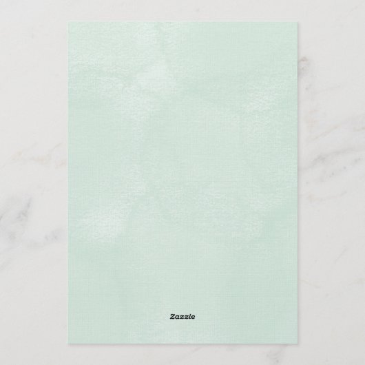 Baby shower invitation featuring a dinosaur  kaart (Achterkant)