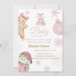 Baby Shower Invitation Feestdagenkaart