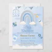 Baby Shower Invitation Feestdagenkaart (Voorkant)