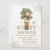Baby Shower Invitation Feestdagenkaart (Voorkant)