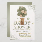 Baby Shower Invitation Feestdagenkaart (Voorkant / Achterkant)