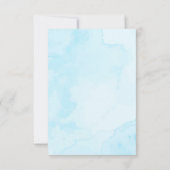 Baby Shower Invitation for Boy –Customizable Kaart (Achterkant)