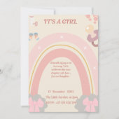 Baby shower invitation  kaart (Voorkant)