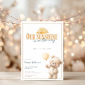 Baby Shower Invitation Our Sunshine