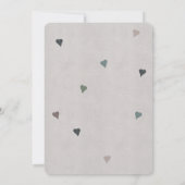 Baby Shower invitation paperlike Kaart (Achterkant)