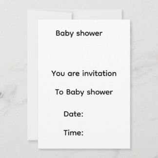Baby shower invitation  save the date