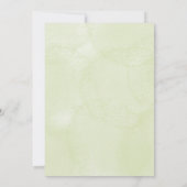 baby shower invitation with a Berry Sweet theme Kaart (Achterkant)