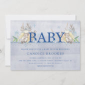 baby shower invitations | Angel Baby Kaart (Voorkant)