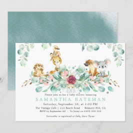 baby shower invitations | Australian Safari Kaart