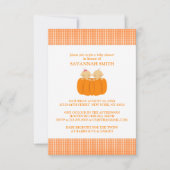 Baby Shower Invitations for Twin Babies Kaart (Voorkant)