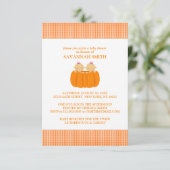 Baby Shower Invitations for Twin Girls Kaart (Staand voorkant)