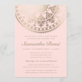 Baby Shower Invitations Gold Foil - Aangepaste kle Kaart