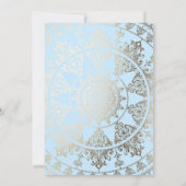 Baby Shower Invitations Gold Foil - Aangepaste kle Kaart (Achterkant)