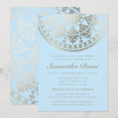 Baby Shower Invitations Gold Foil - Aangepaste kle Kaart (Voorkant / Achterkant)