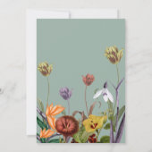 Baby Shower Invitations Kaart (Achterkant)