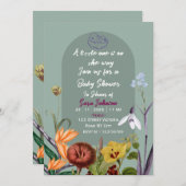 Baby Shower Invitations Kaart (Voorkant / Achterkant)