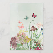 Baby Shower Invitations  Kaart (Achterkant)