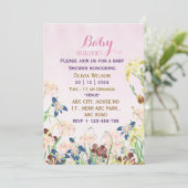 Baby shower invitations kaart (Staand voorkant)