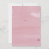 Baby Shower Invitations Twinkle Little Star Pink Kaart (Achterkant)