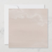 baby shower invitations | Zoete bloemen Kaart (Achterkant)