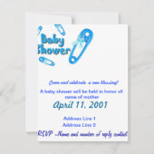 baby shower Invite-Boy Kaart (Voorkant)