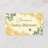 Baby shower invoegen kaart weergeven (Achterkant)