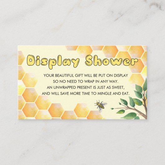 Baby shower invoegen kaart weergeven (Voorkant)