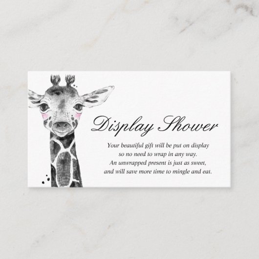 Baby shower invoegen kaart weergeven (Voorkant)