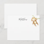 Baby shower-invoegkaart informatiekaartje (Voorkant / Achterkant)