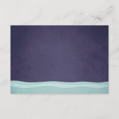 Baby shower Inzetkaart Ahoy Nautical Ocean Whale Informatiekaartje (Achterkant)