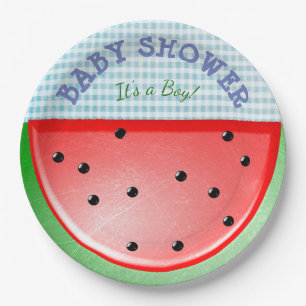 baby shower is een Bord van de watermeloenen